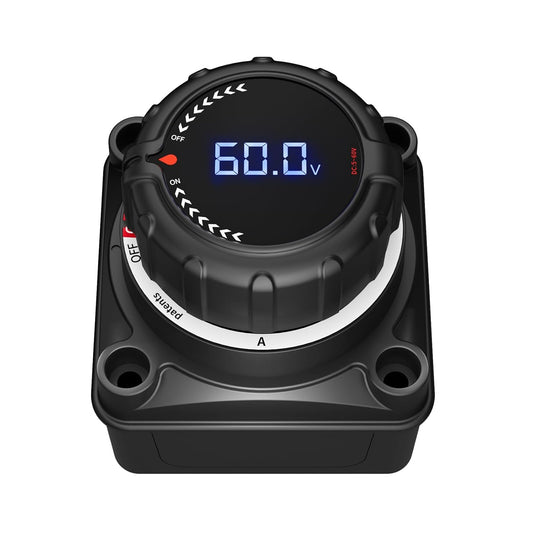 Ansbell QP009 Upgrade Battery Disconnect Switch with LED Voltage Display - Product Overview
