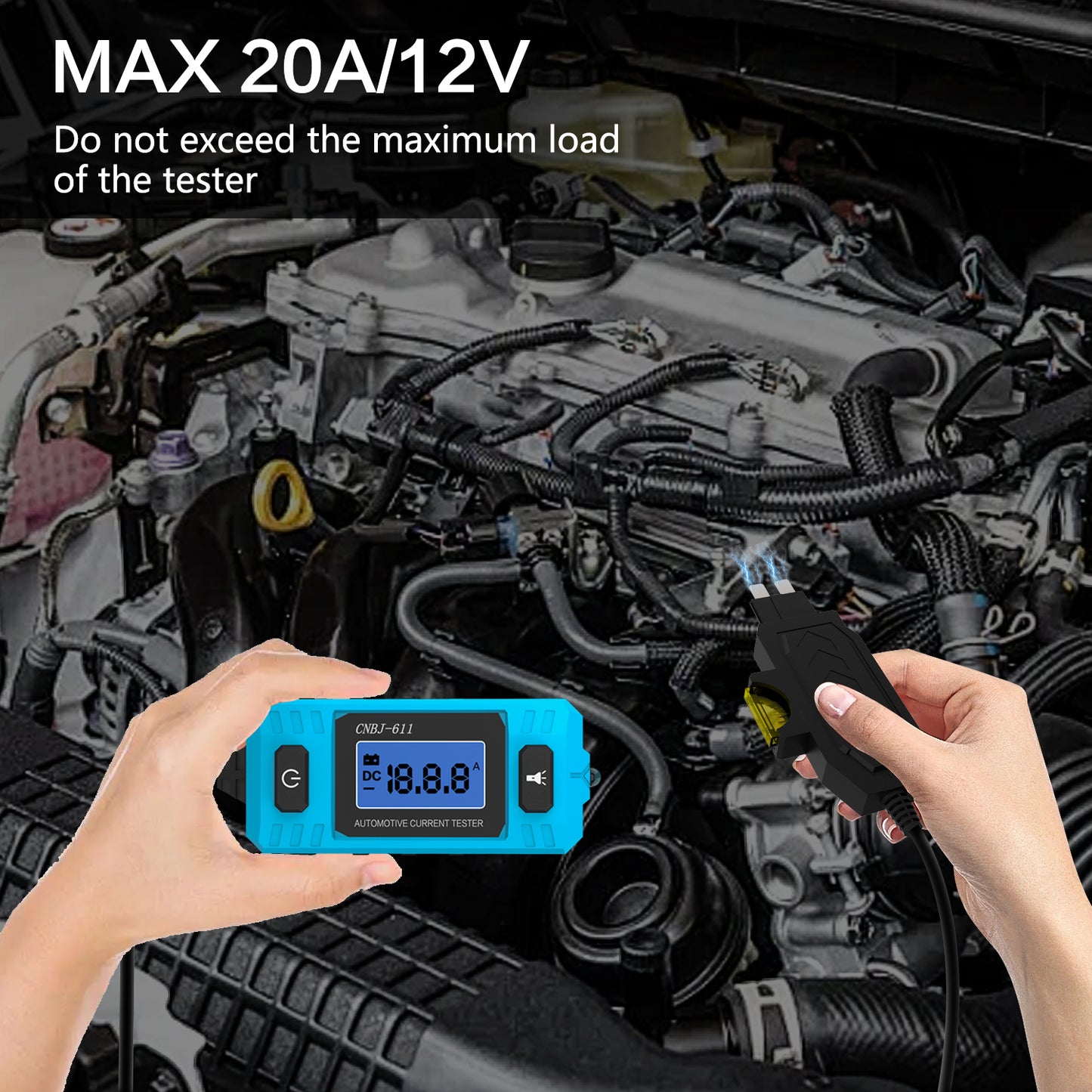 Maximum Load Specification - Up to 20A/48V for Automotive Circuit Testing