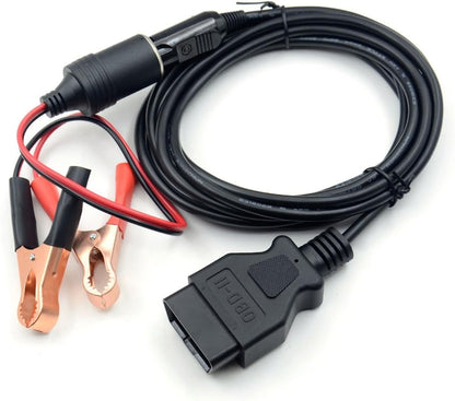 OBD2 ECU Memory Saver S41-4 - Front View with Cigarette Lighter Plug